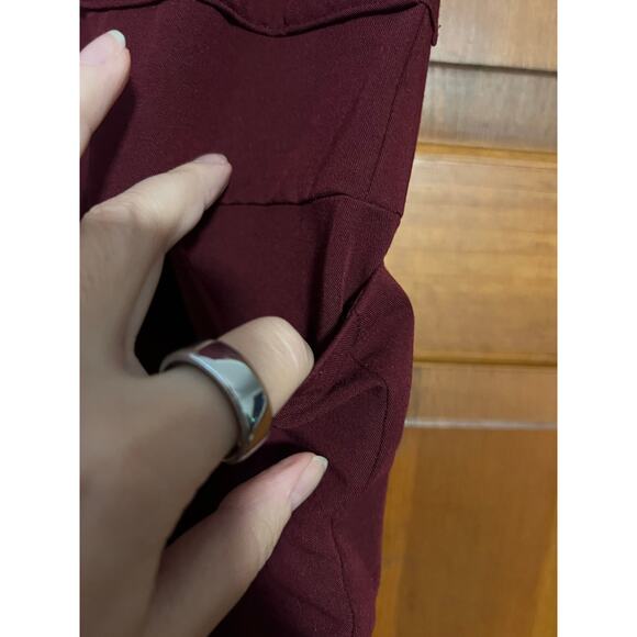 FIGS Women’s Technical Collection Scrub Pants Burgundy Wine Drawstring Size S - Picture 4 of 9